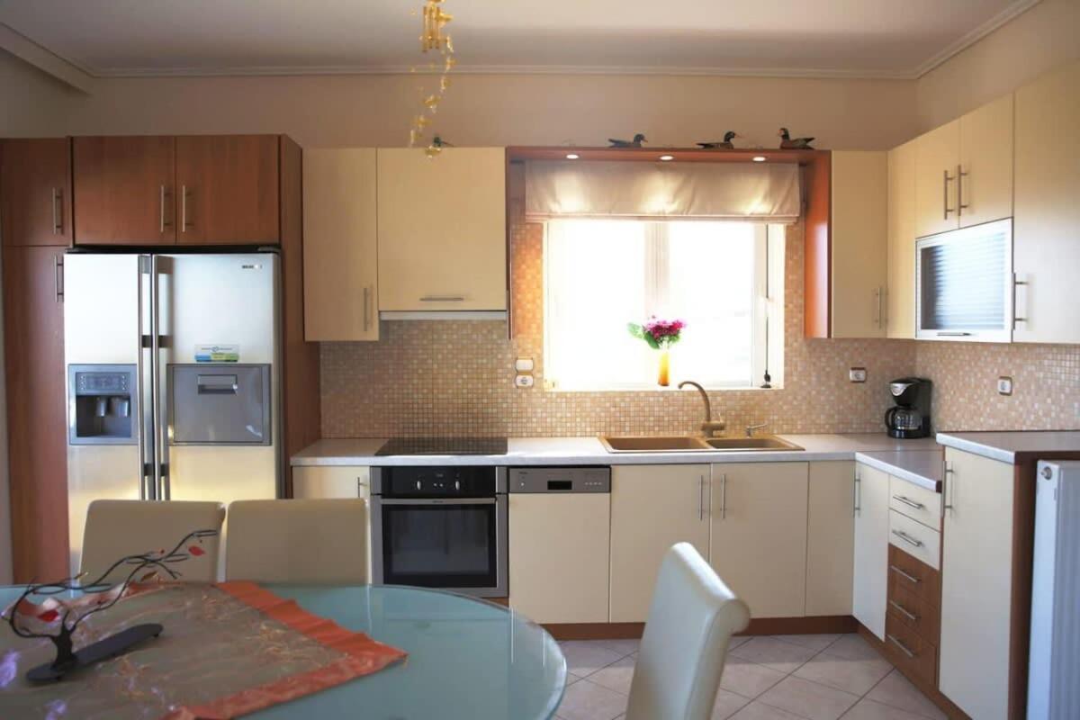 Schinias Bright Spacious Maisonette-Panoramic View Marathón Exterior foto