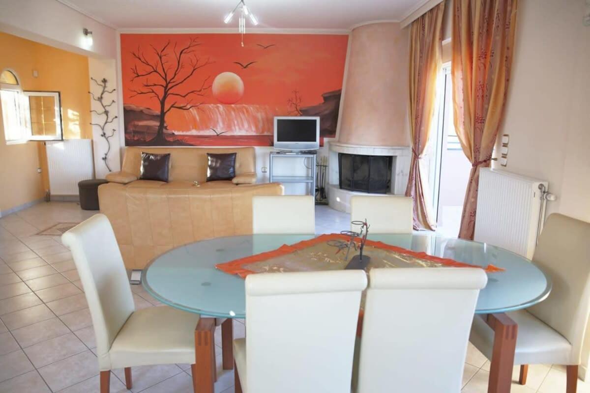Schinias Bright Spacious Maisonette-Panoramic View Marathón Exterior foto