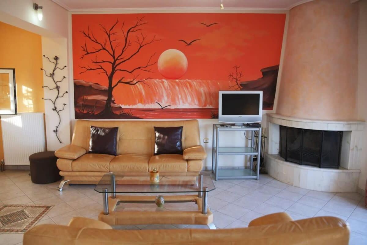 Schinias Bright Spacious Maisonette-Panoramic View Marathón Exterior foto