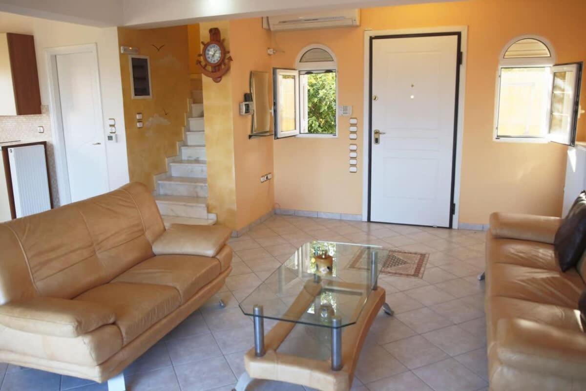 Schinias Bright Spacious Maisonette-Panoramic View Marathón Exterior foto